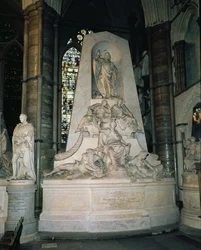 Monument til William Pitt den eldste, 1. jarl av Chatham (1708-1778) (marmor)